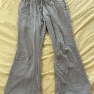 Light purple flare sweatpants